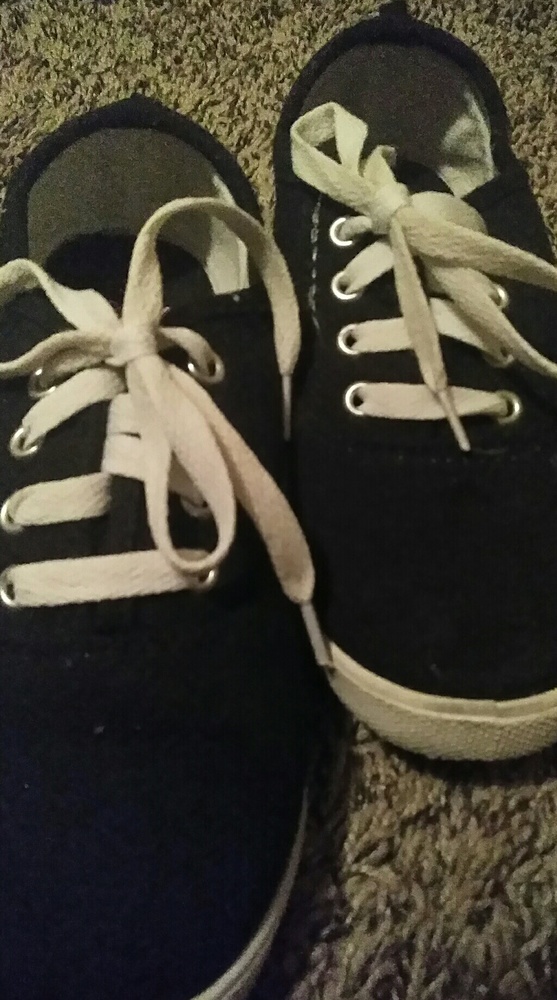 Black sneakers